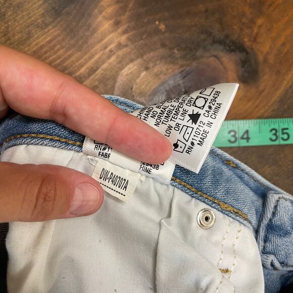 Driftwood Kelly Floral Embroidered Peace Sign Bootcut Jeans Women's 27x33 - Picture 7 of 11